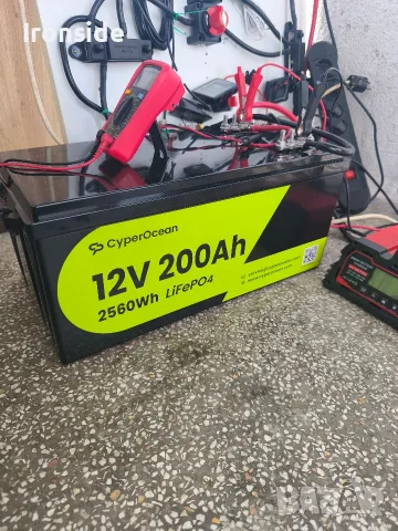 Lifepo4 батерия 12v 100ah с блутут и без и една голяма, снимка 7 - Друга електроника - 54897238