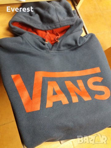 VANS Oversized  худи, суитчър тъмносин- М/ L размер, снимка 2 - Суичъри - 34281812