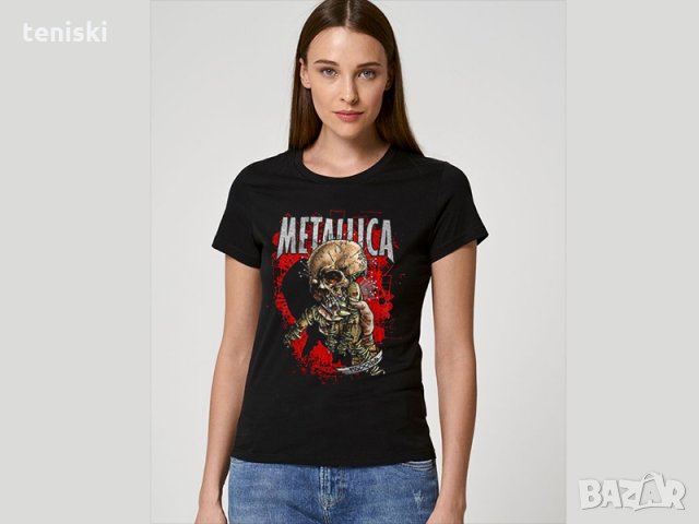 Дамска тениска Metallica 10 модела всички размери , снимка 8 - Тениски - 29908985