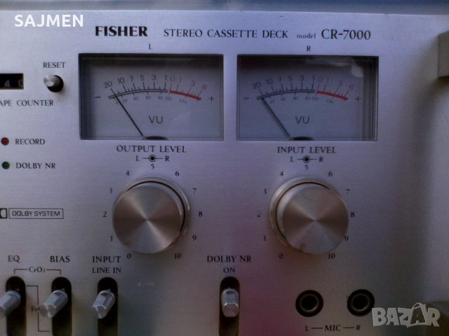 FISHER CR-7000 CASSETTE ДЕК, снимка 9 - Декове - 29200257