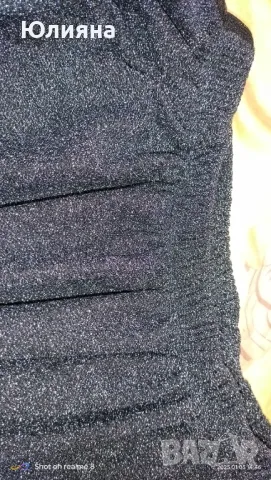 Елегантна блуза с блясък , снимка 2 - Блузи с дълъг ръкав и пуловери - 48642322