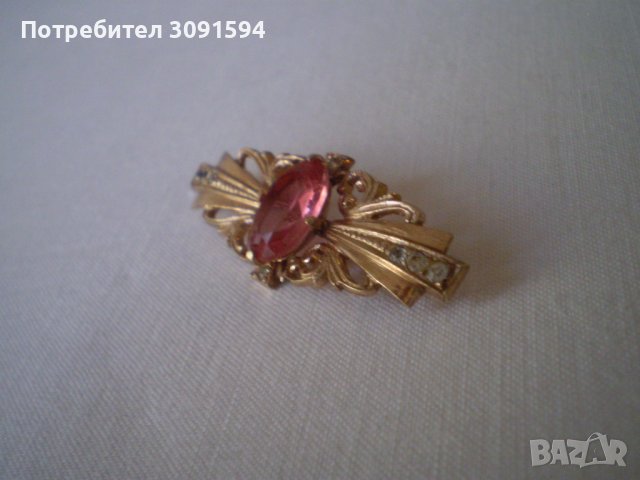 брошка игла дубле арт деко Германия, снимка 9 - Антикварни и старинни предмети - 40223919