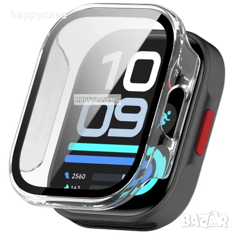Xiaomi Redmi Watch 6 Active / 6 Lite / 360° Твърд пластмасов кейс с вграден протектор за екран, снимка 7 - Смарт часовници - 55962395