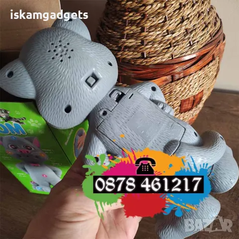 Интерактивна говореща котка играчка My talking Tom, снимка 3 - Образователни игри - 48360352