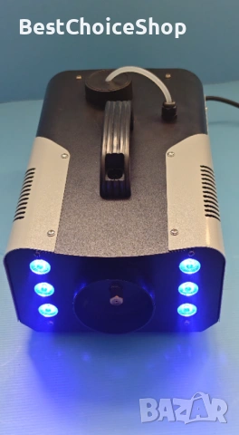 UKing 1200W Мини машина за дим с 6 RGB LED светлини, дистанционно управление за партита и събития , снимка 5 - Друга електроника - 54335477