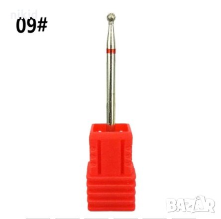 09 топчест накрайник за електрическа пила за нокти фреза борче за кутикули гел лак