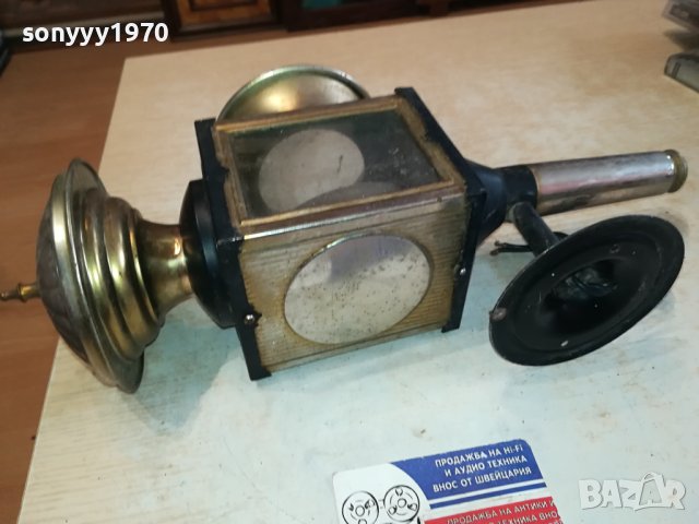 СТАР ФЕНЕР 36СМ ЗА КОЛЕКЦИЯ ДЕКОР ОТ ХОЛАНДИЯ 2202240858, снимка 3 - Антикварни и старинни предмети - 44411893