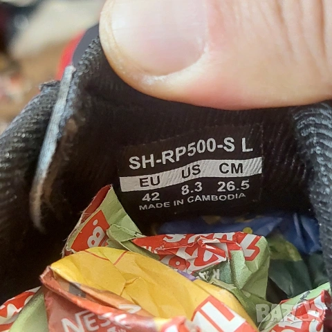 Велосипедни обувки Shimano SHRP500, номер 42 Шосеен спортен, снимка 7 - Други - 54181947