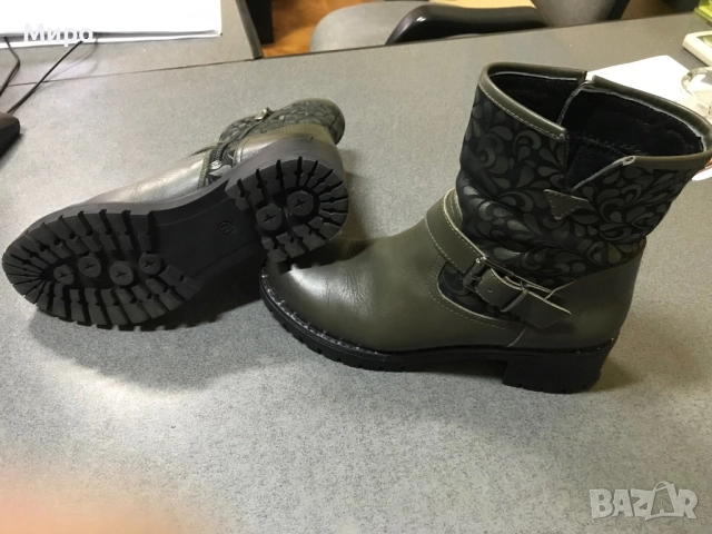 Боти ест. кожа N38, снимка 3 - Дамски боти - 52971282