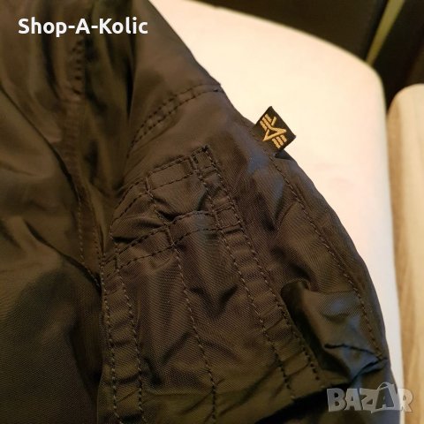 Оригинална мъжка шуба/ яке с качулка от Alpha Industries, снимка 3 - Якета - 39270287