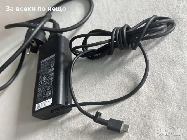 Оригинално зарядно за лаптоп DELL 65W, USB-C , Type C, снимка 2 - Кабели и адаптери - 55850728