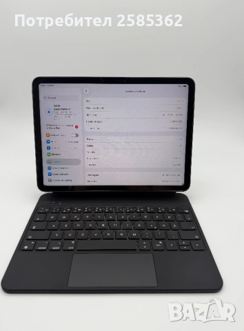 iPad Air 11 M3 128 Gb Space Grey / Гаранция/ Като нов, снимка 3 - Таблети - 53904809