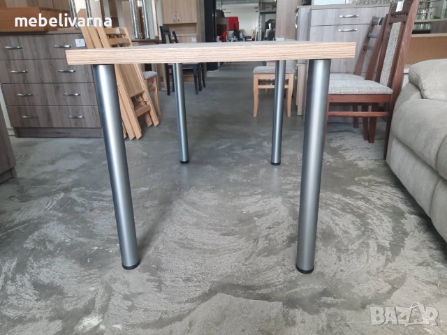 Маса с метални крака 75/120/75 см, снимка 3 - Маси - 42685671