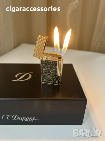 Запалка S.T. Dupont Ligne 2 Fuente – пълен комплект, като нова