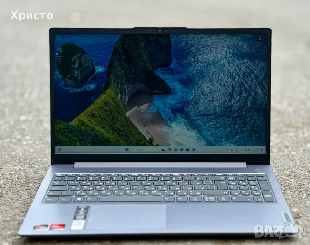 Лаптоп Lenovo IdeaPad Slim 3 15ABR8, Ryzen 5 5625U, 16GB RAM,  512 GB SSD   