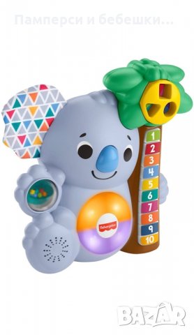 Fisher Price Музикална интерактивна  играчка - брояща коала на английски език , снимка 6 - Образователни игри - 35061294
