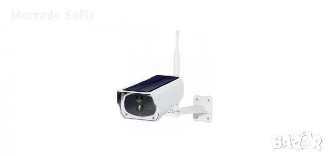 Соларна безжична WIFI IP камера 1080P HD, Водоустойчива система за видеонаблюдение 