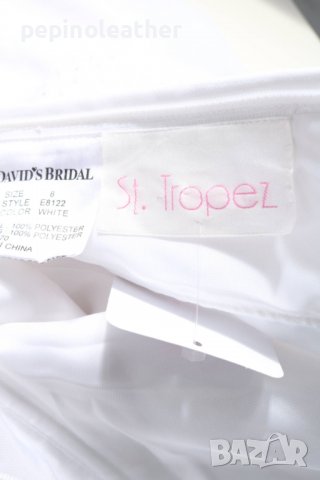 НАМАЛЕНА - нова американска бяла абитуриентска бална рокля David's Bridal, снимка 3 - Рокли - 38869854