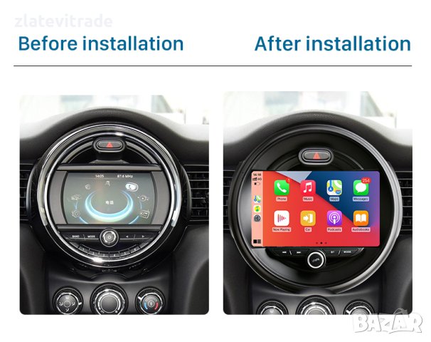 MINI COOPER 2015/2019 9'' Андроид Навигация, 9663, снимка 3 - Аудиосистеми - 42418398