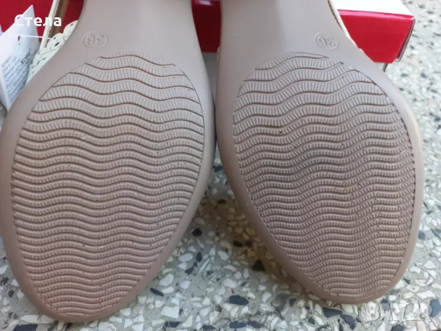 Дамски летни / пролетни обувки, сандали, беж, с етикет и кутия, нови, мострен модел, снимка 9 - Дамски ежедневни обувки - 49152351