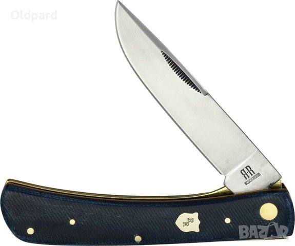 Сгъваем джобен нож RR Denim Micarta Work Knife. (RR2347), снимка 2 - Ножове - 42874550