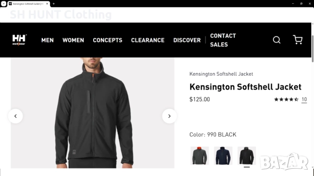 HELLY HANSEN 74231 Kensington Softshell Work Jacket размер XL софтшел работно яке W4-483, снимка 2 - Якета - 52026112