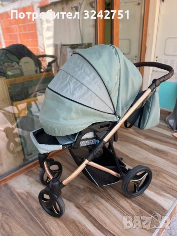 Бебешка количка 2 в 1 Bebetto Flavio Premium  Class, снимка 6 - Детски колички - 54342095