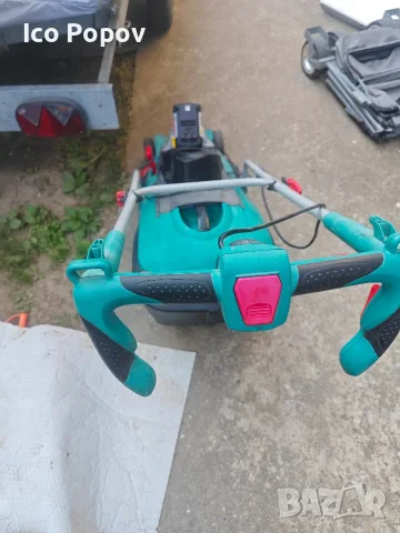 Акумулаторна косачка Bosch rotak 43 li, снимка 7 - Градинска техника - 55710618