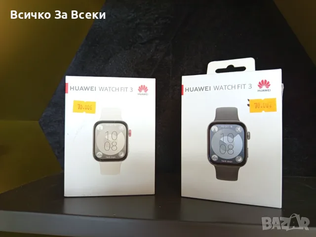 Huawei Watch Fit 3 (черен и бял)