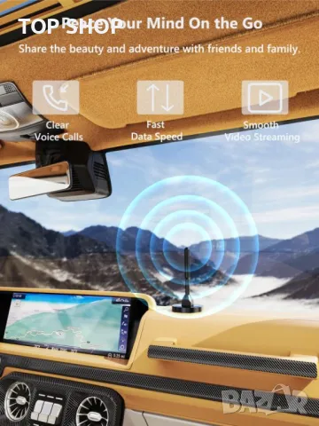 Усилвател на сигнала на мобилен телефон за каравани и коли Увеличава 5G 4G LTE за всички оператори, снимка 7 - Друга електроника - 49057979