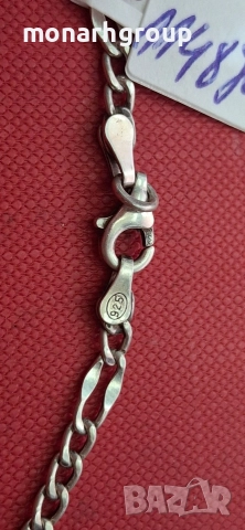 Сребърна верижка с висулка, снимка 6 - Колиета, медальони, синджири - 52808628