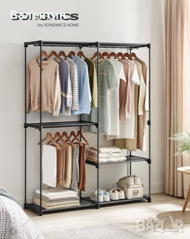 Сгъваем отворен гардероб SONGMICS, снимка 2 - Гардероби - 52489791