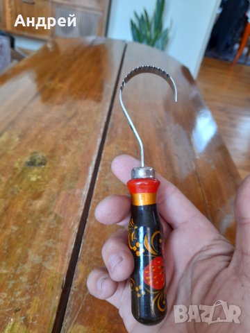 Стар домакински инструмент за дълбане,дълбаене #4, снимка 3 - Други ценни предмети - 37881158