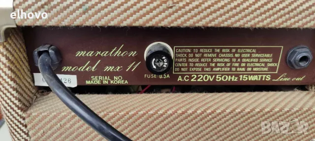 Усилвател за китара Marathon mx11, снимка 3 - Радиокасетофони, транзистори - 49793845