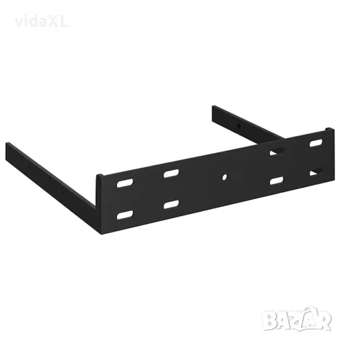 vidaXL Окачени ъглови рафтове, 4 бр, бели, 25x25x3,8 см, МДФ, снимка 9 - Етажерки - 56146818