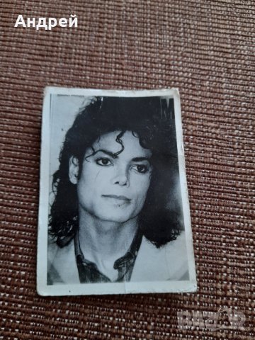 Стара снимка,картичка Майкъл Джексън, снимка 1 - Колекции - 39010922
