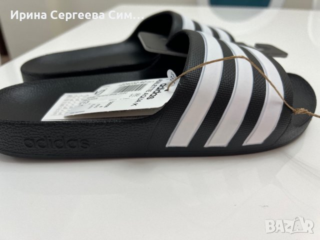 Оригинални чехли Adidas 37 номер, снимка 2 - Детски сандали и чехли - 38363328