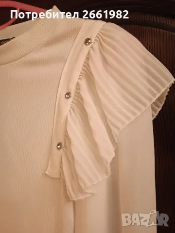 Разкошна, нежна бяла блуза на Contrast, снимка 2 - Детски Блузи и туники - 50218779