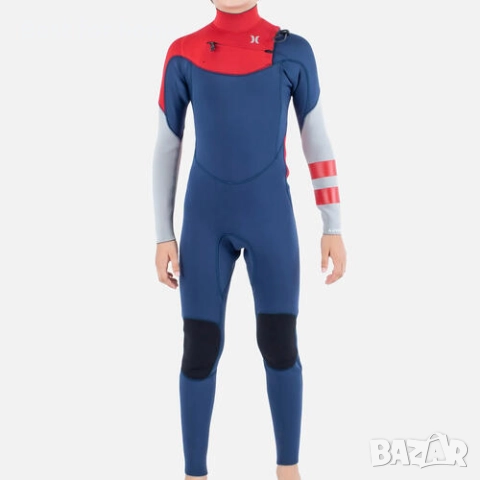 Детски неопренов костюм Hurley Advant 3/2 мм - йодно син- 14 години, снимка 5 - Водни спортове - 52594445