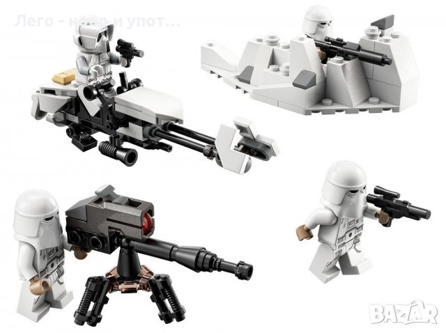 НОВО LEGO Star Wars - Snowtrooper, боен пакет (75320), снимка 2 - Конструктори - 39497462