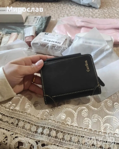 Мъжко Протмоне Черно, снимка 8 - Портфейли, портмонета - 52836233