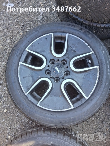 17цола оригинални за МИНИ КУПЪР и BMW 5×120 ет 50 ц.72.1м. 7J ×17, снимка 3 - Гуми и джанти - 52811386