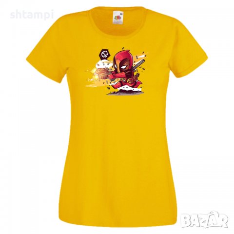 Дамска тениска Marvel Deadpool 2 Игра,Изненада,Подарък,Геймър,, снимка 10 - Тениски - 36741004