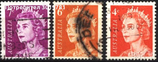 Клеймовани марки Кралица Елизабет II 1966 и 1971 от Австралия