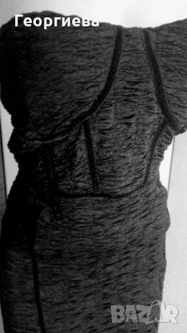 Нова френска черна рокля👗🍀М,L👗🍀арт.1067, снимка 3 - Рокли - 29731366