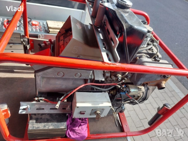 Дизелов генератор / електрогенератор с двигател Lombardini 6LD435 – електрически старт, снимка 7 - Селскостопанска техника - 54165801