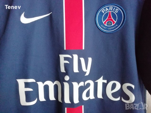 Paris Saint-Germain PSG Nike оригинална фланелка тениска S ПСЖ , снимка 2 - Тениски - 37041158