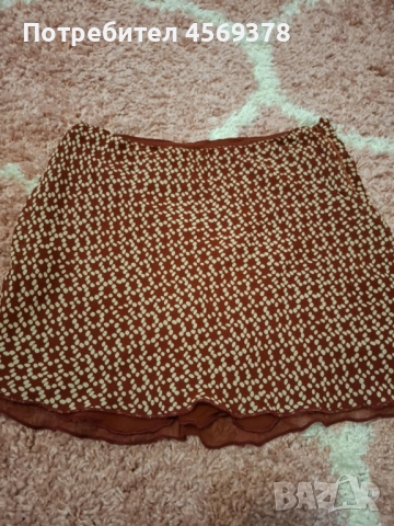 Пола бордо с цип