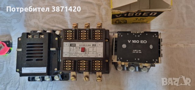 КОНТАКТОРИ V160E- ЧЕШКИ, ID7 250A,ВЛДК1000 ,крайни изключватели,релета, снимка 12 - Други машини и части - 42626515