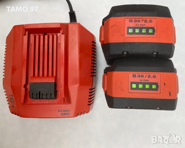 Мощен акумулаторен перфоратор Hilti TE 6-A36 36V 2.5J, снимка 6 - Други инструменти - 34432015